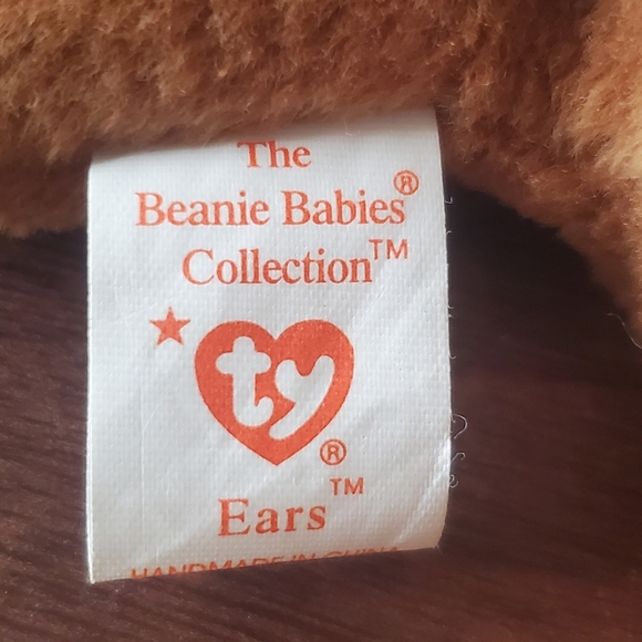 ✨️HOST PICK✨ Ears the Bunny 1995 Retired Collectable Ty Beanie Baby - Picture 5 of 10
